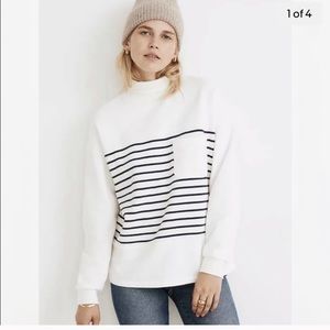 Madewell (Re)sourced Cotton Mockneck Sweatshirt